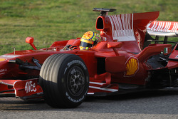 Валентино Россі тестує Ferrari F2008