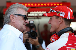 Willi Weber, Driver Manager, Michael Schumacher, Test Driver, Scuderia Ferrari