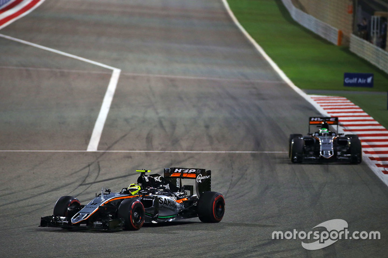 Nico Hulkenberg, Sahara Force India F1 VJM09 ySergio Pérez, Sahara Force India F1 VJM09