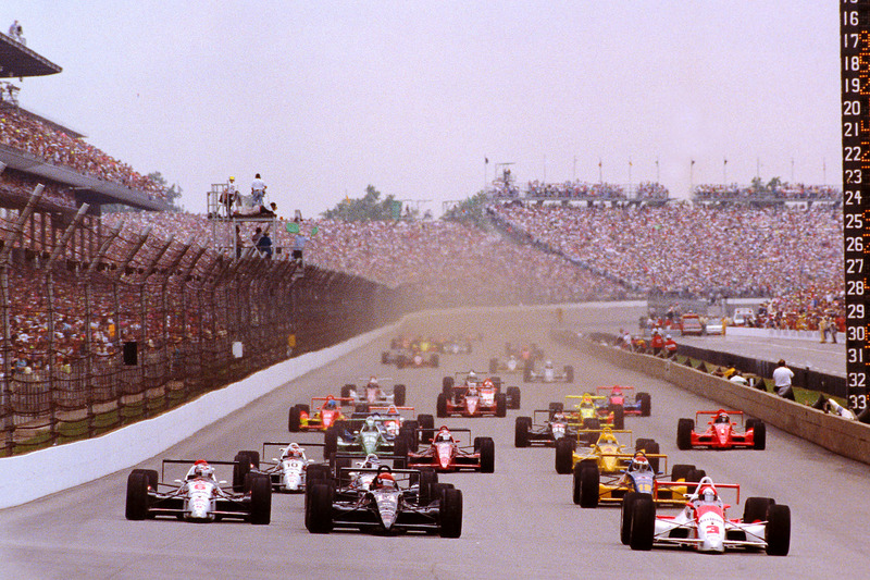 1991: Action beim Start