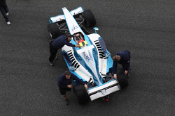 Michael Schumacher testet ein GP2-Auto