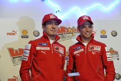 Nicky Hayden en Casey Stoner