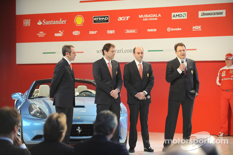 Stefano Domenicali, Aldo Costa, Luca Marmorini, Nicola Tombazis