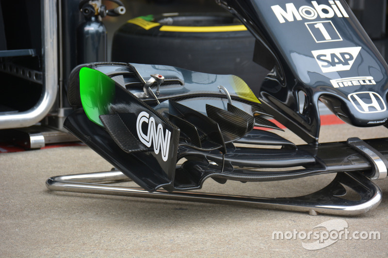 McLaren MP4-31, Frontflügel