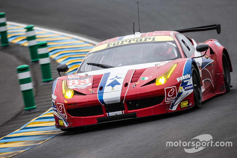 4. LMGTE-Am: #83 AF Corse, Ferrari 458 Italia