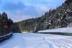 Nurburgring nevado. Foto: Nurburgring